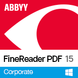 ABBYY FineReader PDF Corporate Subscription 1Yr 1-4 Users, Per User, Win