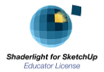 Shaderlight for SketchUp - Educational standalone licence (EDUCATOR) - Windows