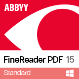 ABBYY FineReader PDF Standard Subscription 1Yr 1-4 Users, Per User, Win