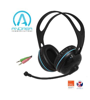 Andrea EDU-455 Stereo Computer Headset Over Ear (2x3.5 mm)