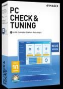MAGIX PC Check & Tuning 2021 Win License, per User Education/Charity/NfP
