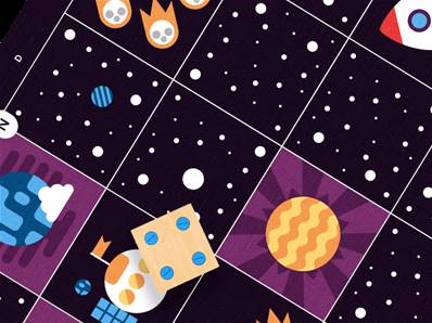 Primo Cubetto Deep Space Map