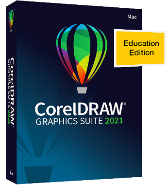 CorelDRAW Graphics Suite 2021 Education Classroom License Mac 15 Classroom + 1 Teacher License