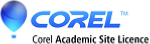 Corel Academic Site License Standard Level 3 FE/HE 500-1999 FTE